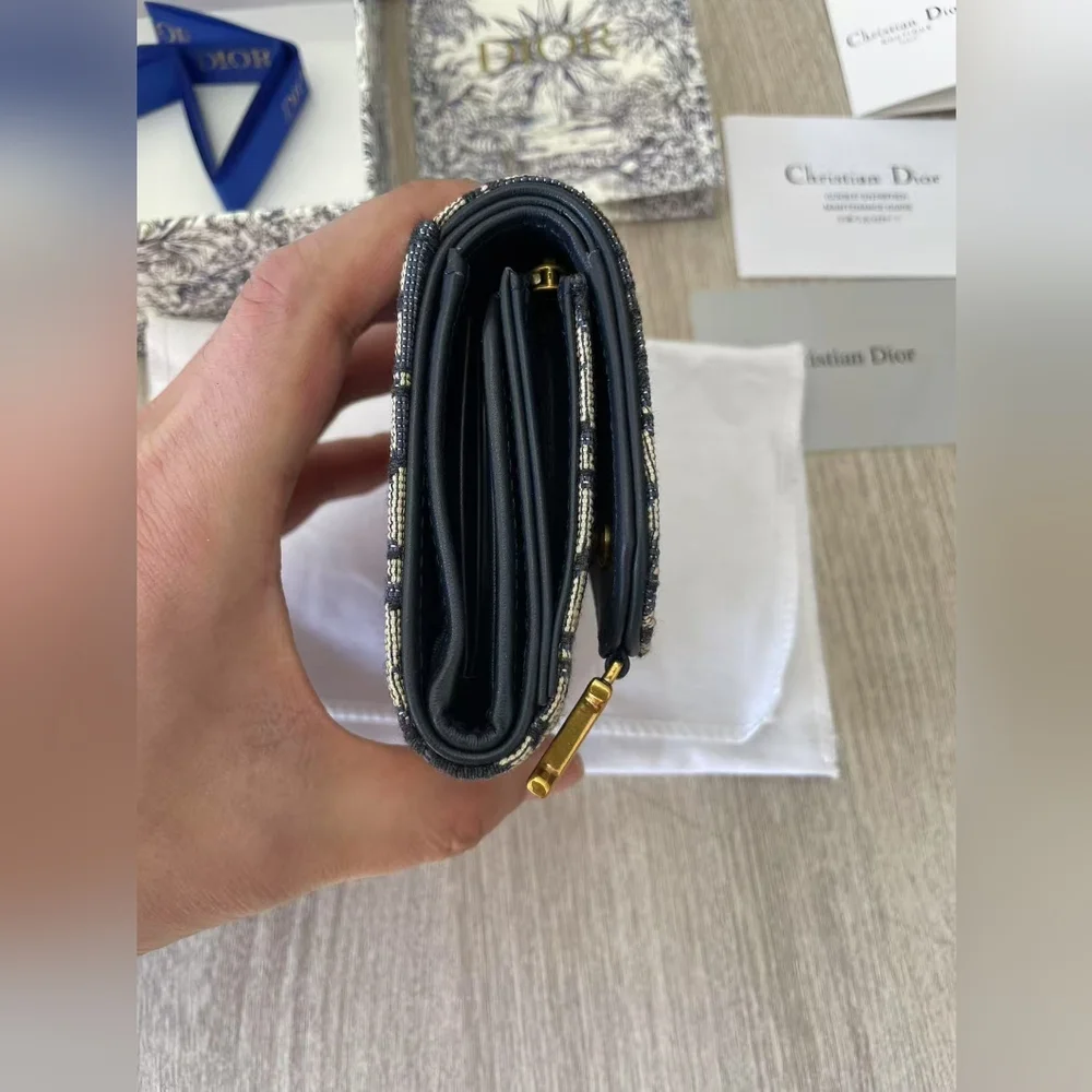 Dior Saddle Lotus Wallet